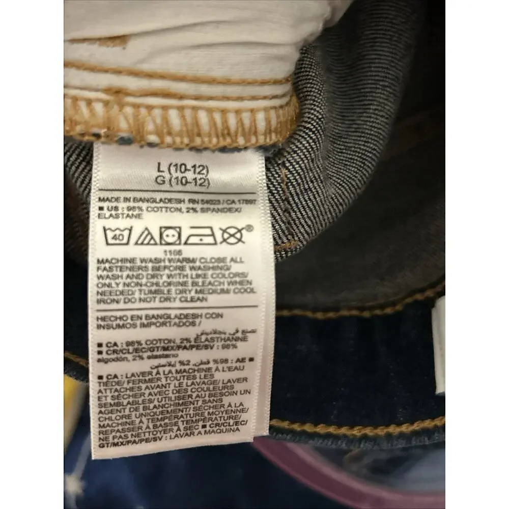 Girls Old Navy Built-in Tough Pull-On Skinny Jeans Size L 10/12